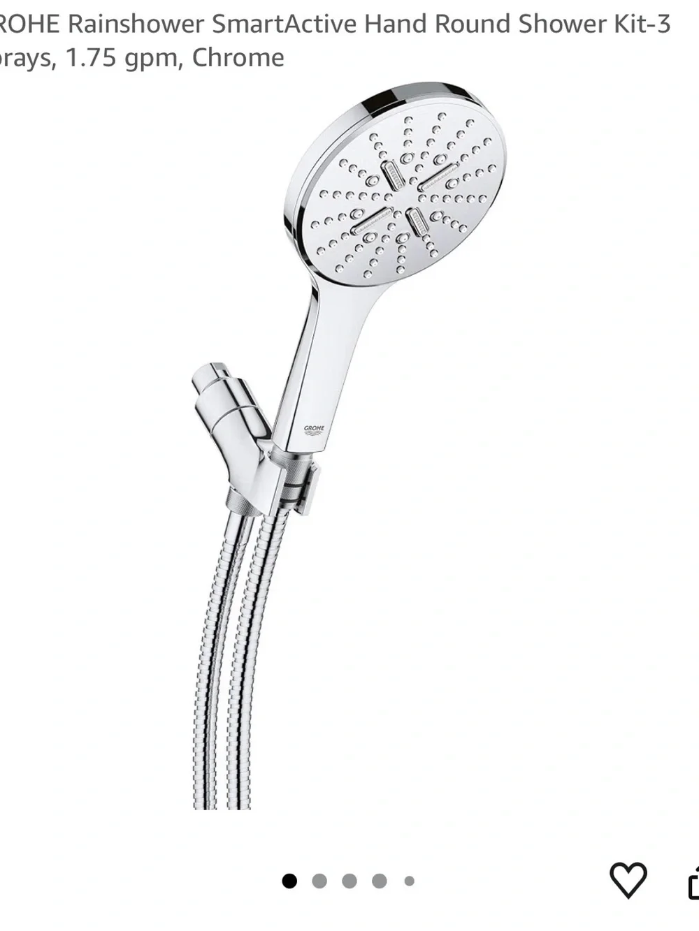 Grohe- Chrome Handheld Showerhead